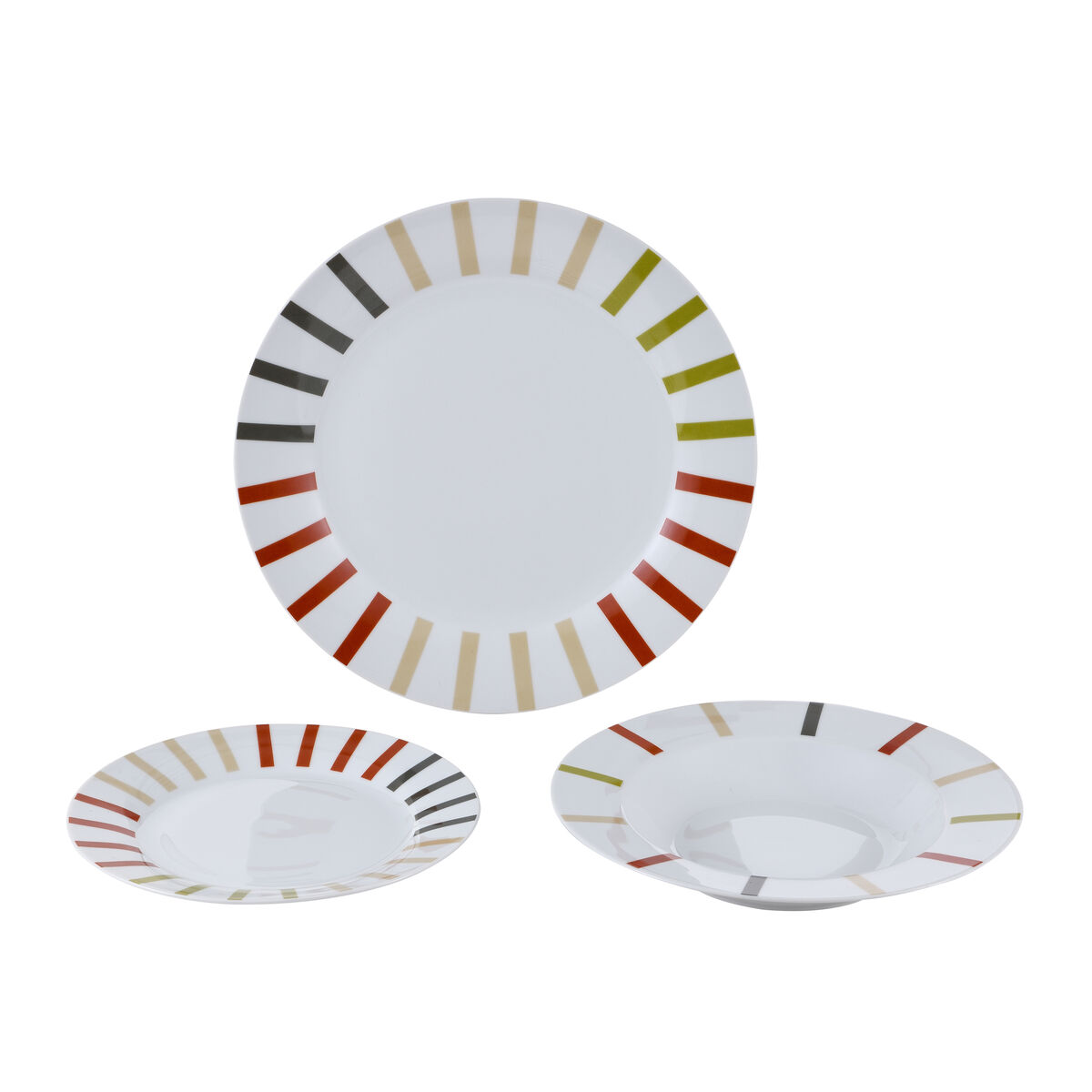 Tableware Benetton Safari Porcelain 12 Pieces